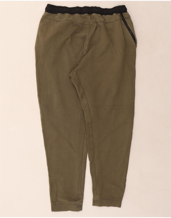 Nike Pantalon de survêtement pour homme XL Kaki Colourblock Coton