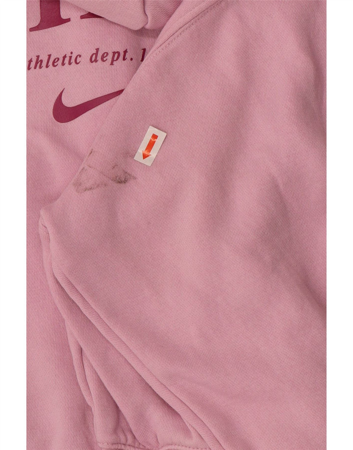 NIKE Pull à capuche surdimensionné avec fermeture éclair pour fille 13-14 ans XL Rose