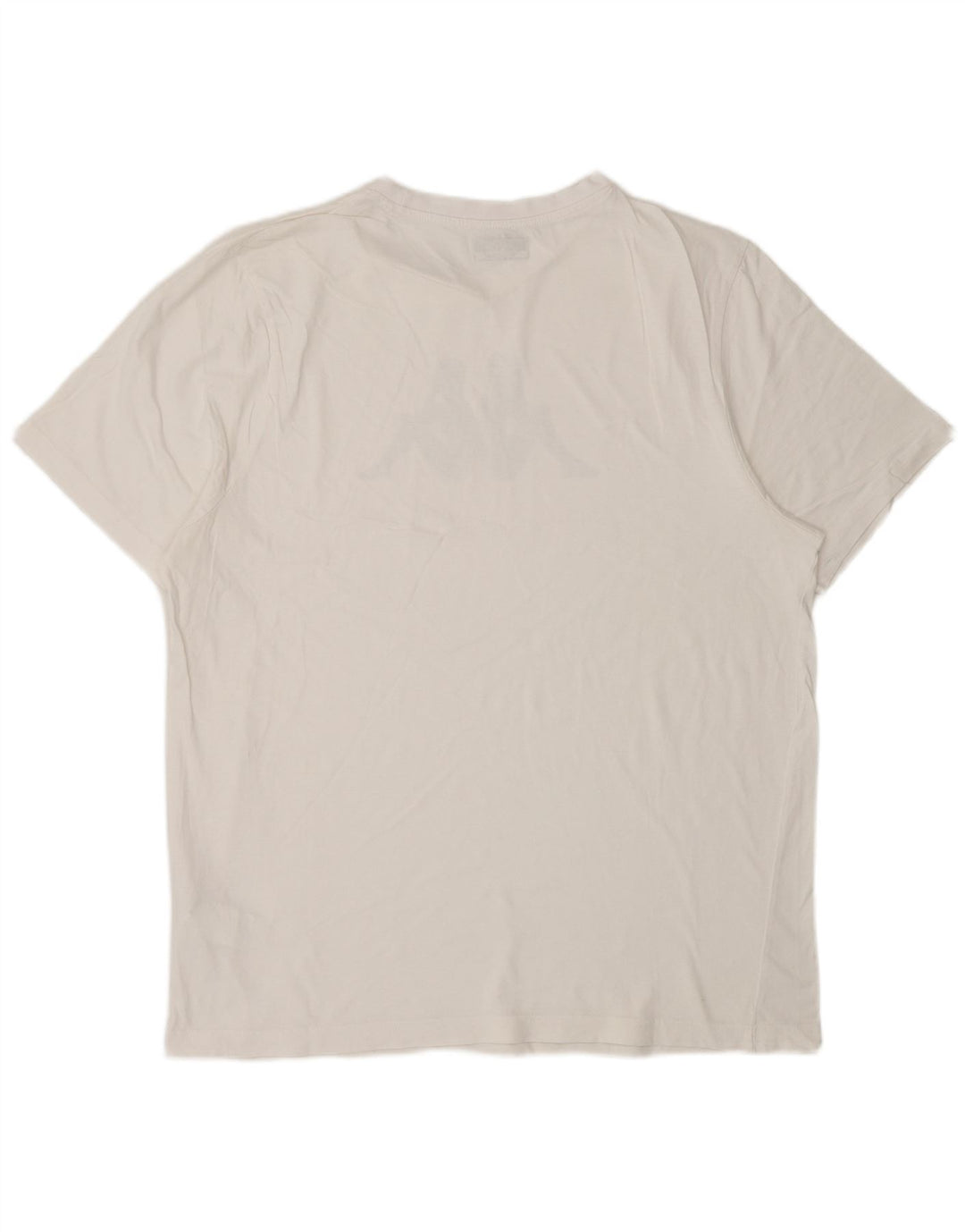 KAPPA T-Shirt Graphique Homme Top XL Blanc Coton