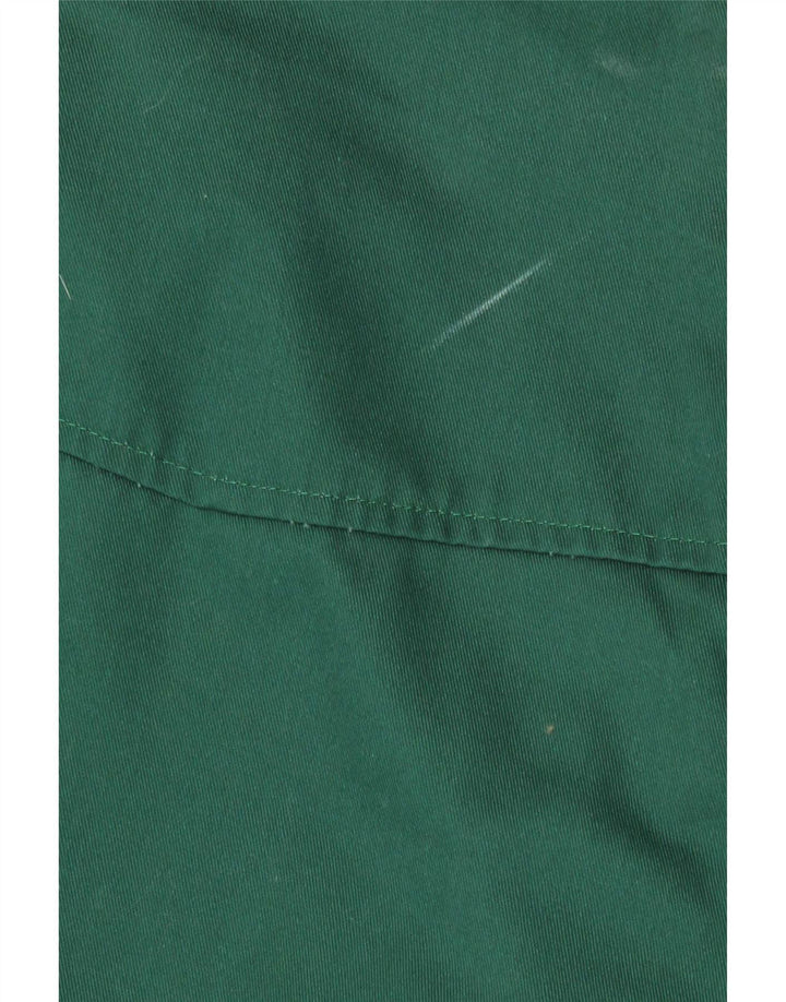 vintage Mens Bomber Jacket UK 40 Grand Polyester Vert
