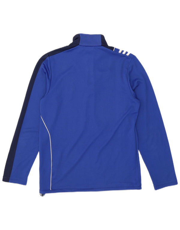 Adidas Haut de survêtement Climalite pour homme UK 38/40 Bleu moyen