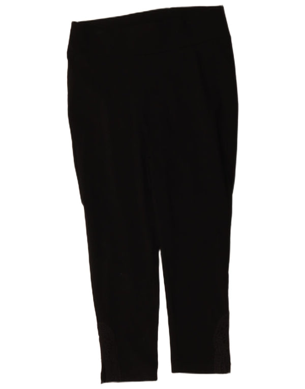 Marks & Spencer Pantalon court autographe pour femme UK 16 Large W32 L25 Noir