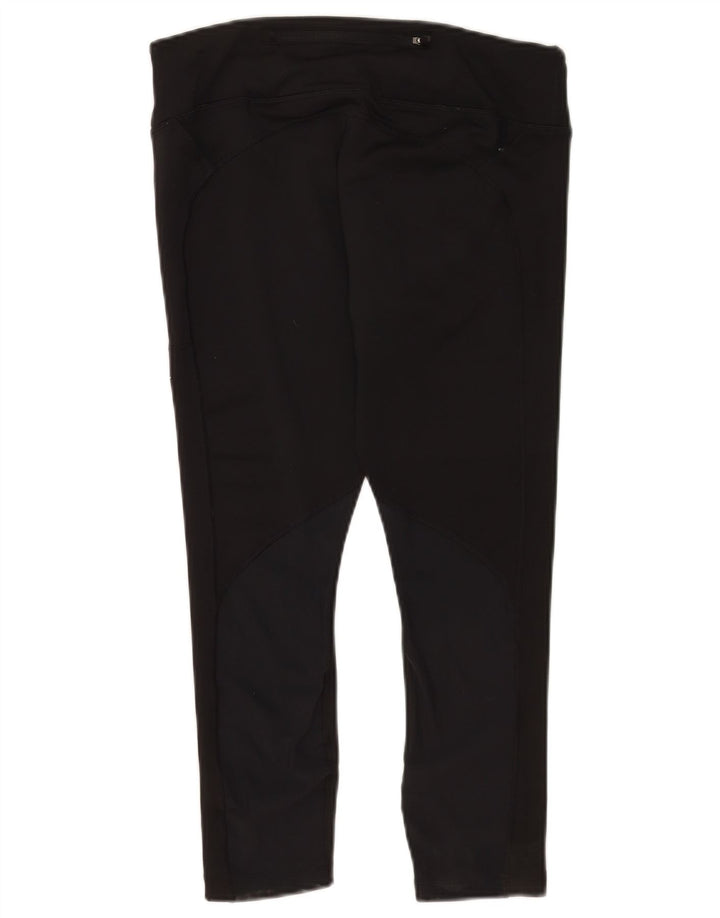 Nike Leggings Femme UK 16 Large Noir Polyester