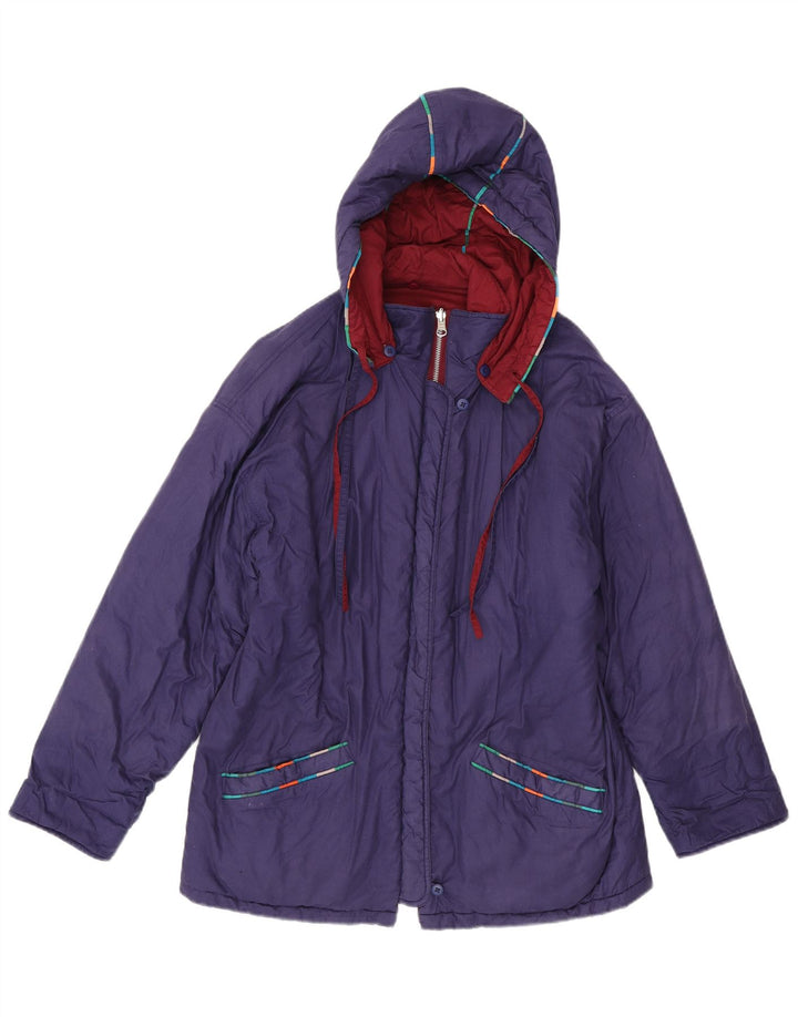 DW-Shop Veste coupe-vent à capuche surdimensionnée pour femme EU 36 Small Violet