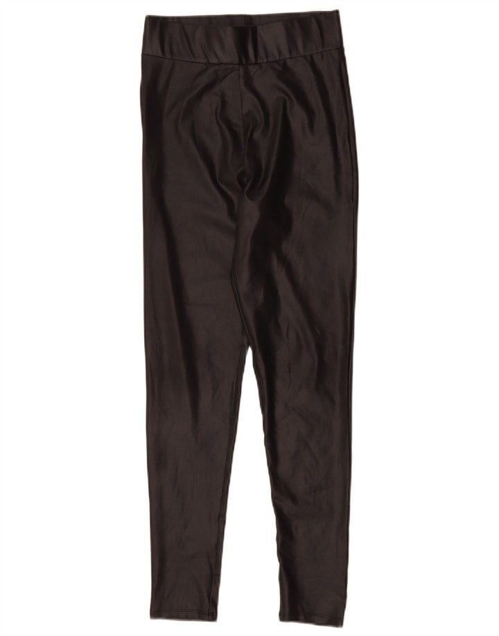 Zara Leggings Femme UK 8 Petit Noir