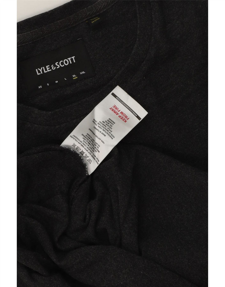 Lyle & Scott T-Shirt Homme Top XL Gris Coton