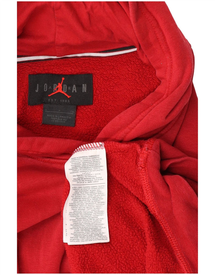 Jordan Pull à capuche pour homme Petit coton rouge