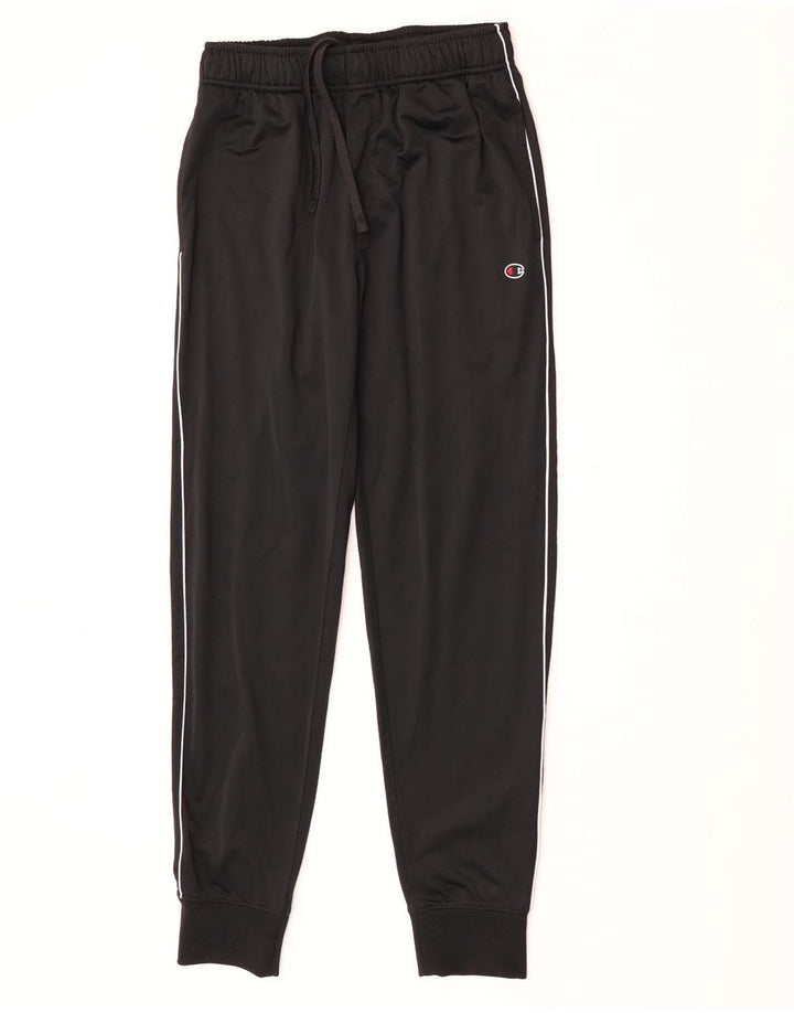 Champion Pantalon de survêtement pour homme Pantalon de jogging Petit Noir Polyester