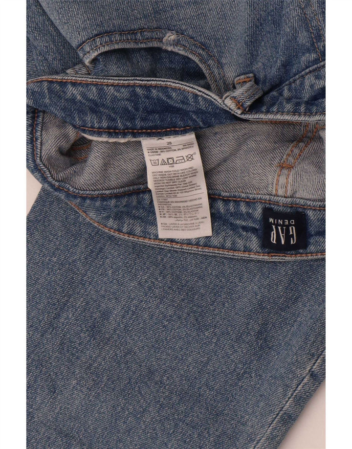 Gap Jean slim effet vieilli W28 L26 bleu coton pour femme