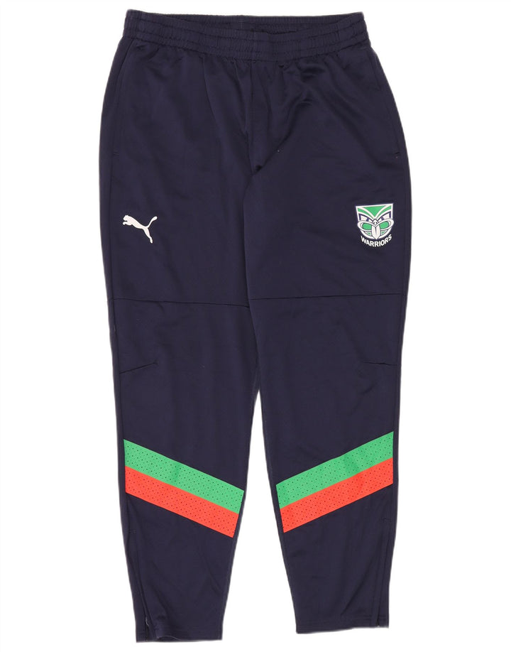 PUMA Pantalon de Survêtement Warriors Homme XL Bleu Marine Colorblock Polyester