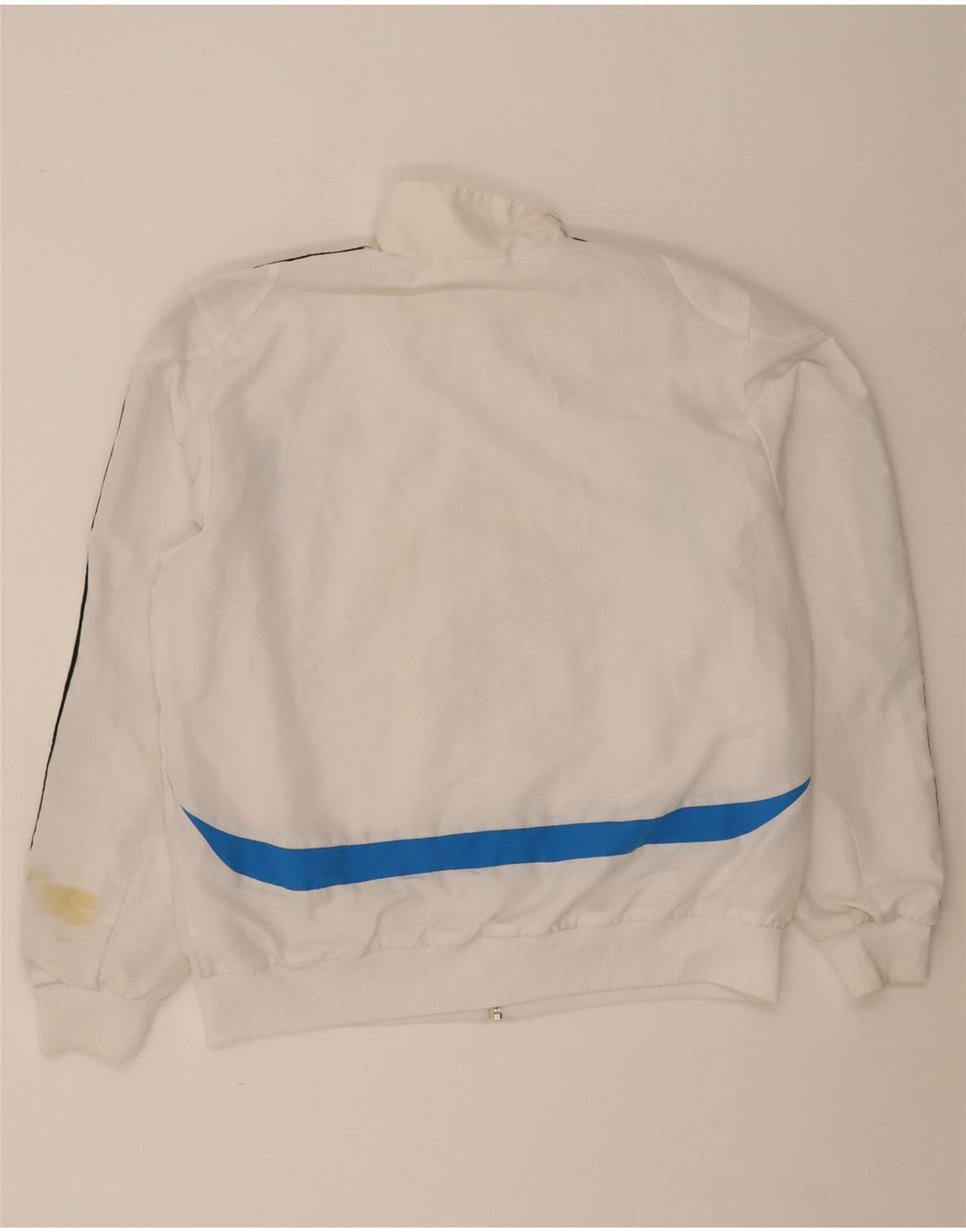 Adidas Veste de survêtement pour homme Large Blanc Colorblock Polyester