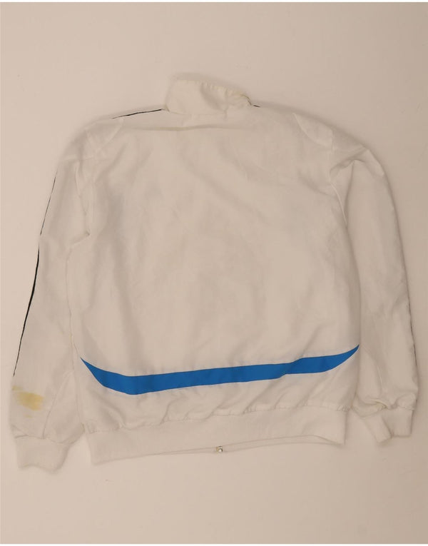 Adidas Veste de survêtement pour homme Large Blanc Colorblock Polyester