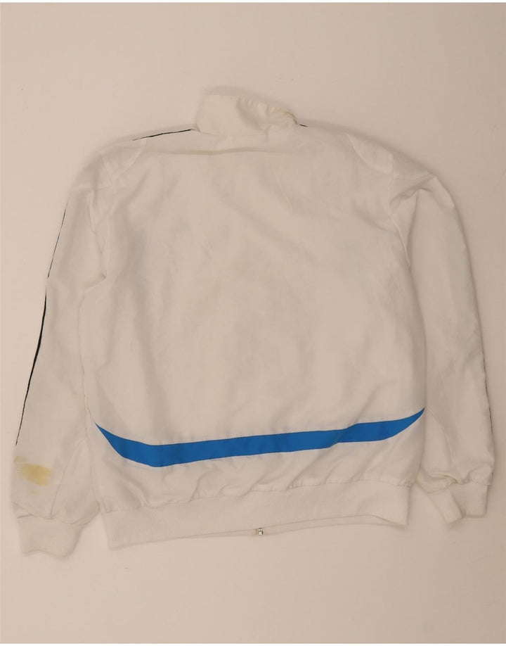Adidas Veste de survêtement pour homme Large Blanc Colorblock Polyester