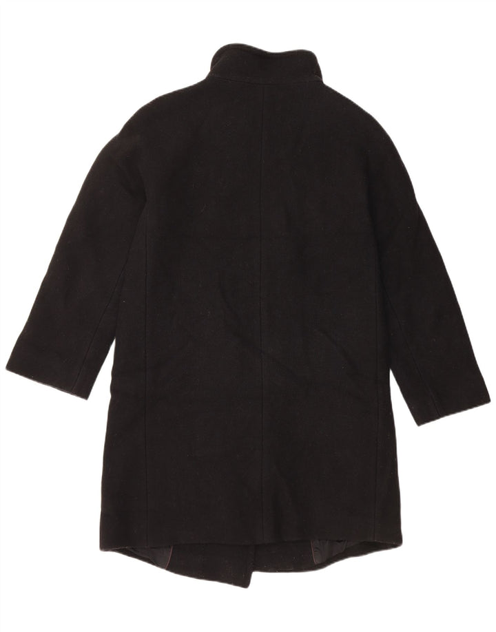 Massimo Dutti Manteau coupe ample pour femme EU 34 2XS Laine noire