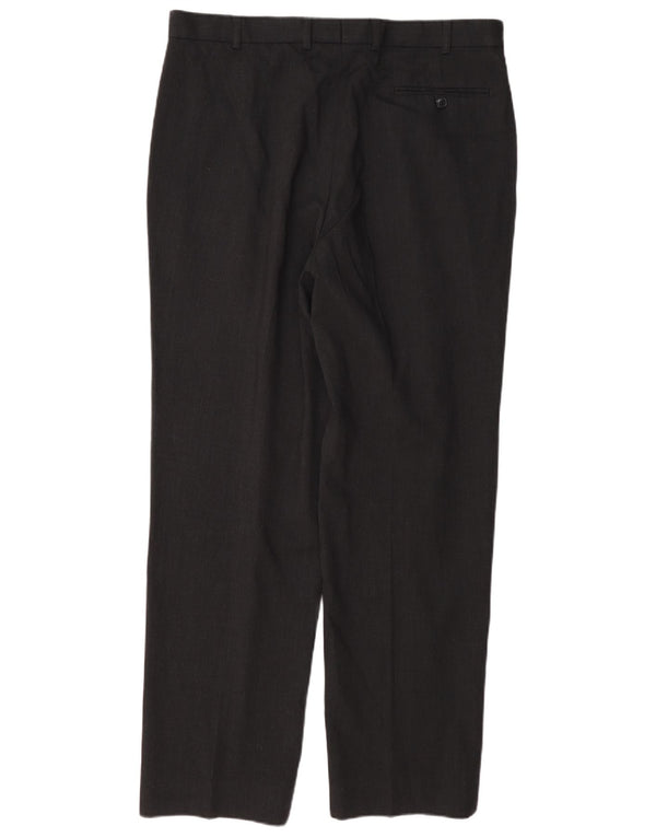 Marks & Spencer Pantalon de costume coupe ajustée pour homme W36 L33 Gris laine
