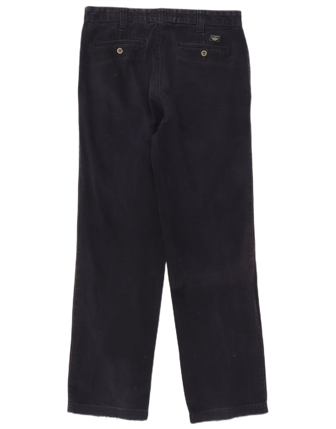DOCKERS Pantalon Chino Droit Khakis Homme W33 L32 Bleu Marine Coton