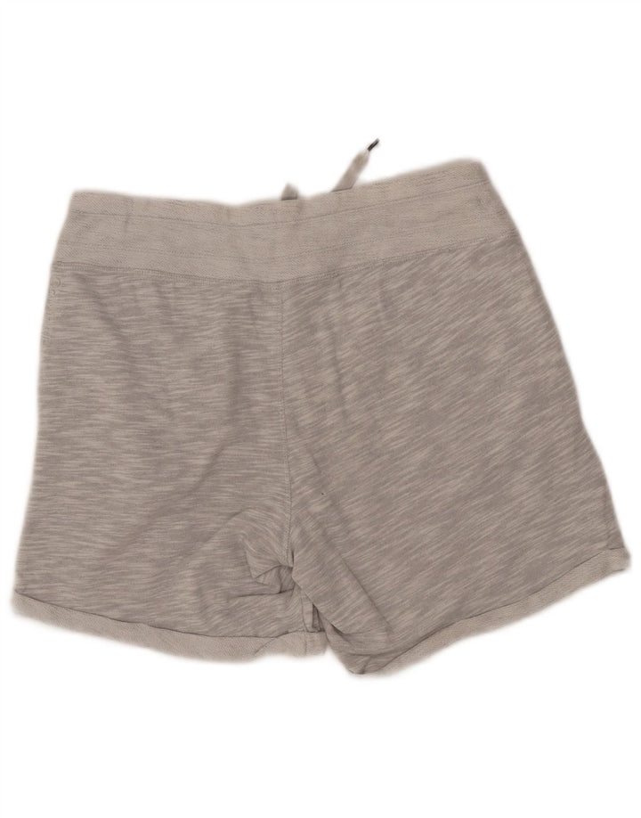 CALVIN KLEIN Short de sport pour femme UK 10 Petit coton moucheté gris