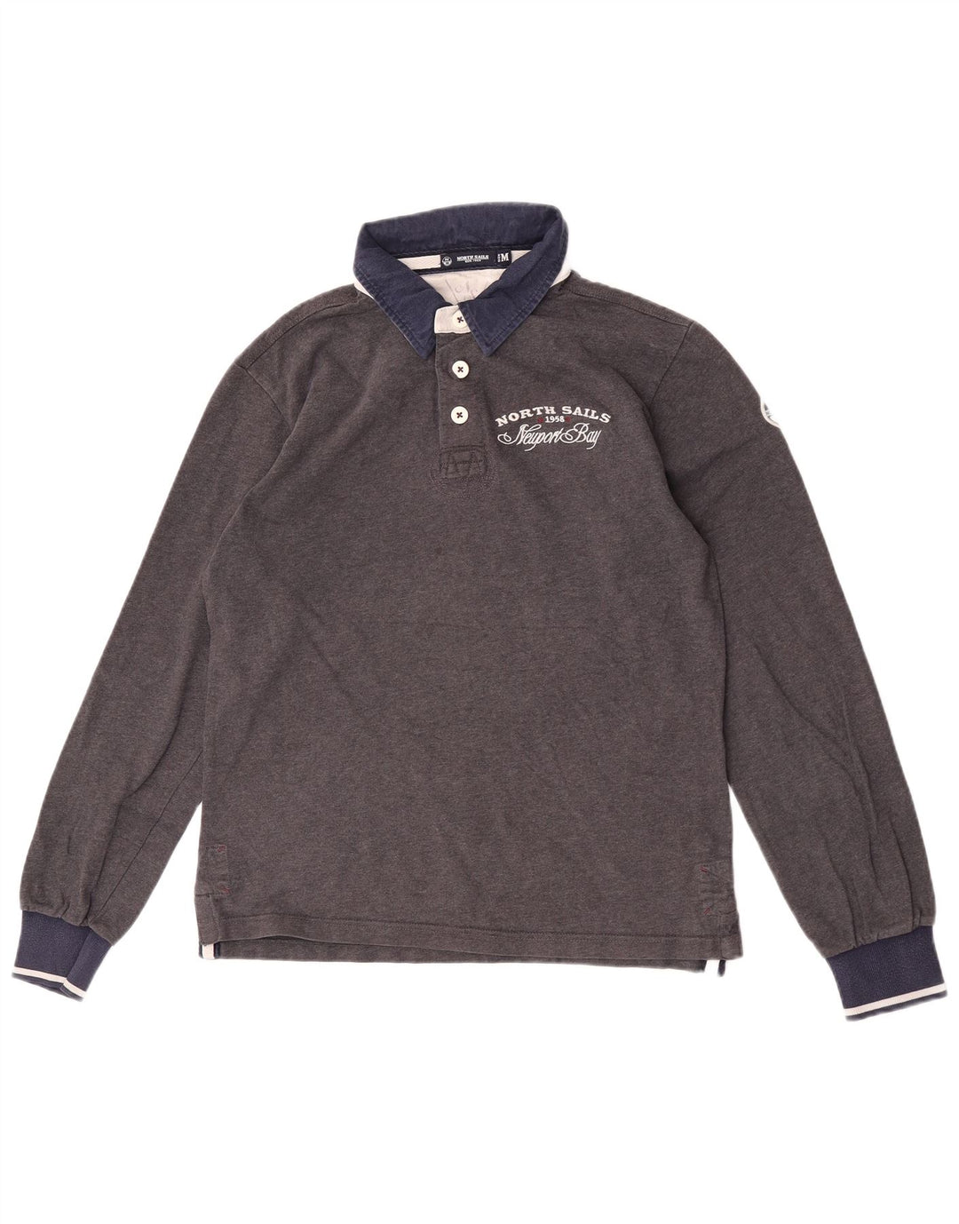 North Sails Polo Graphic Rugby Homme Gris Moyen Colorblock