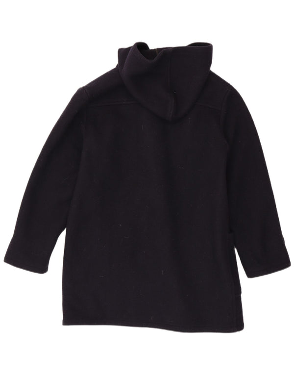 Paul & Shark Duffle Coat à capuche pour femme UK 44 Bleu marine moyen Laine