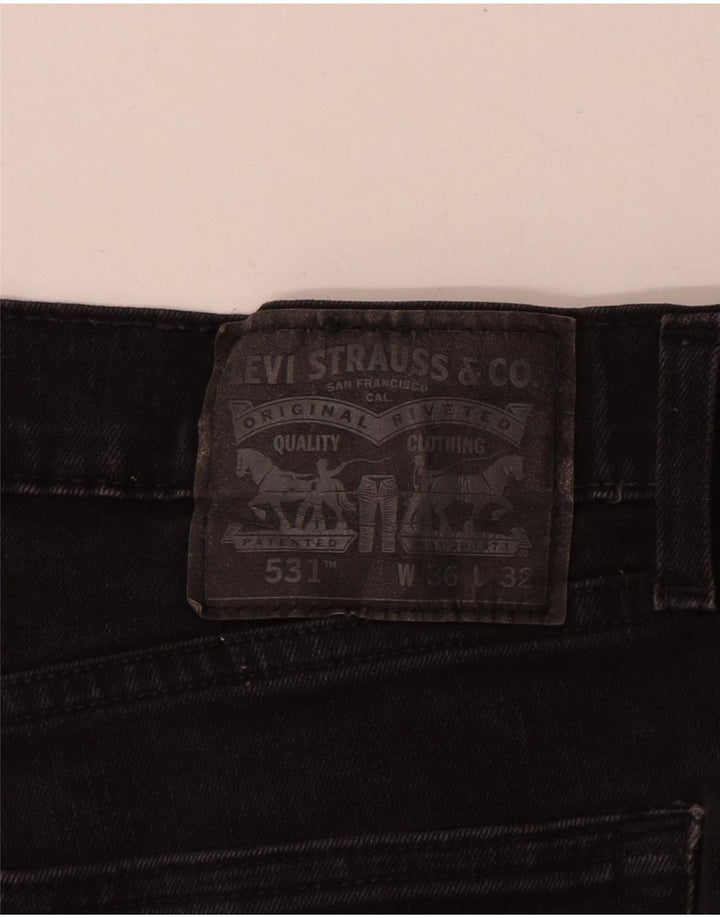 Levi's Jean Slim 531 Homme W36 L32 Noir Coton
