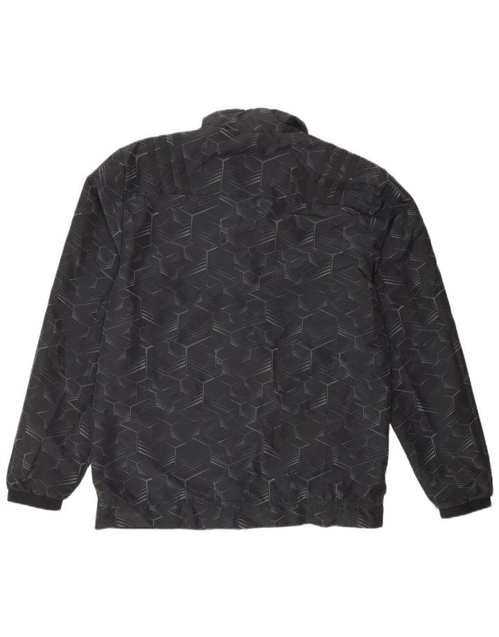 Adidas Hommes All Blacks Graphic Survêtement Top Veste Petit Noir Géométrique