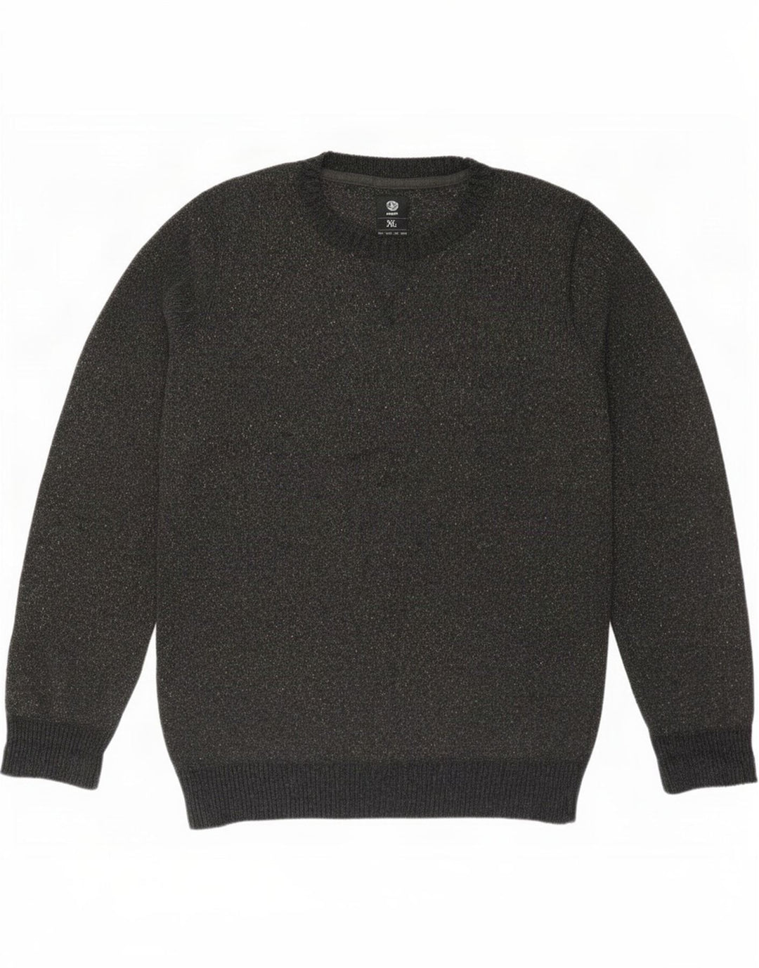 Element Pull col rond homme XL gris moucheté