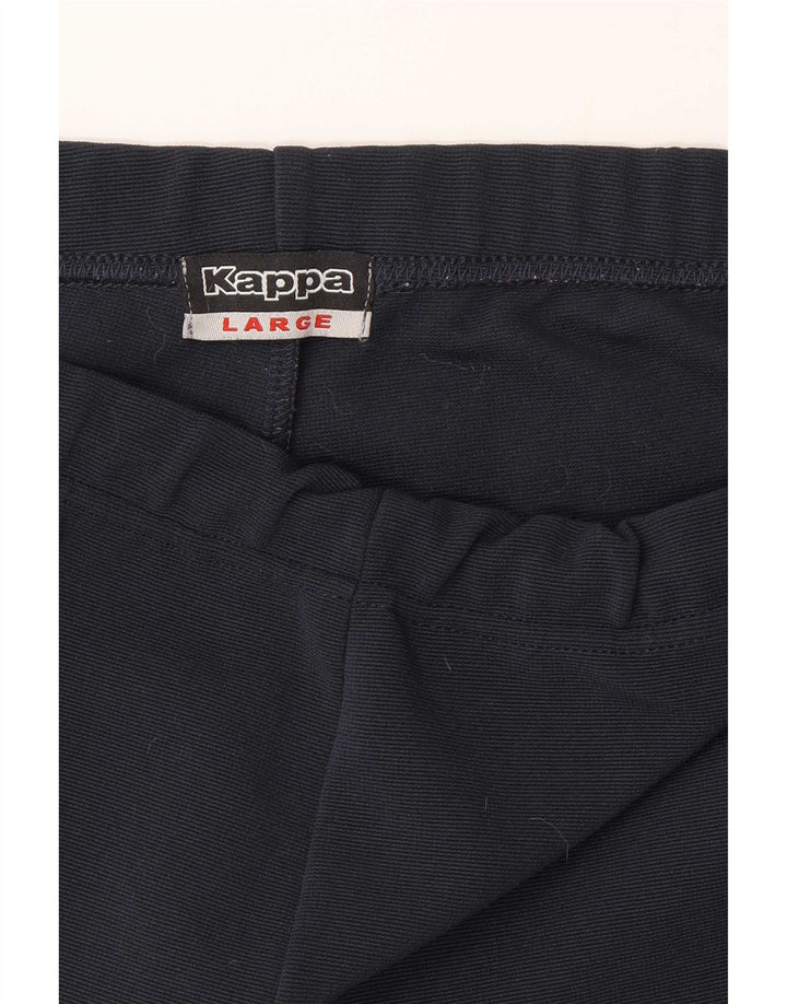 Kappa Pantalon de Survêtement Homme Large Bleu Marine Polyester