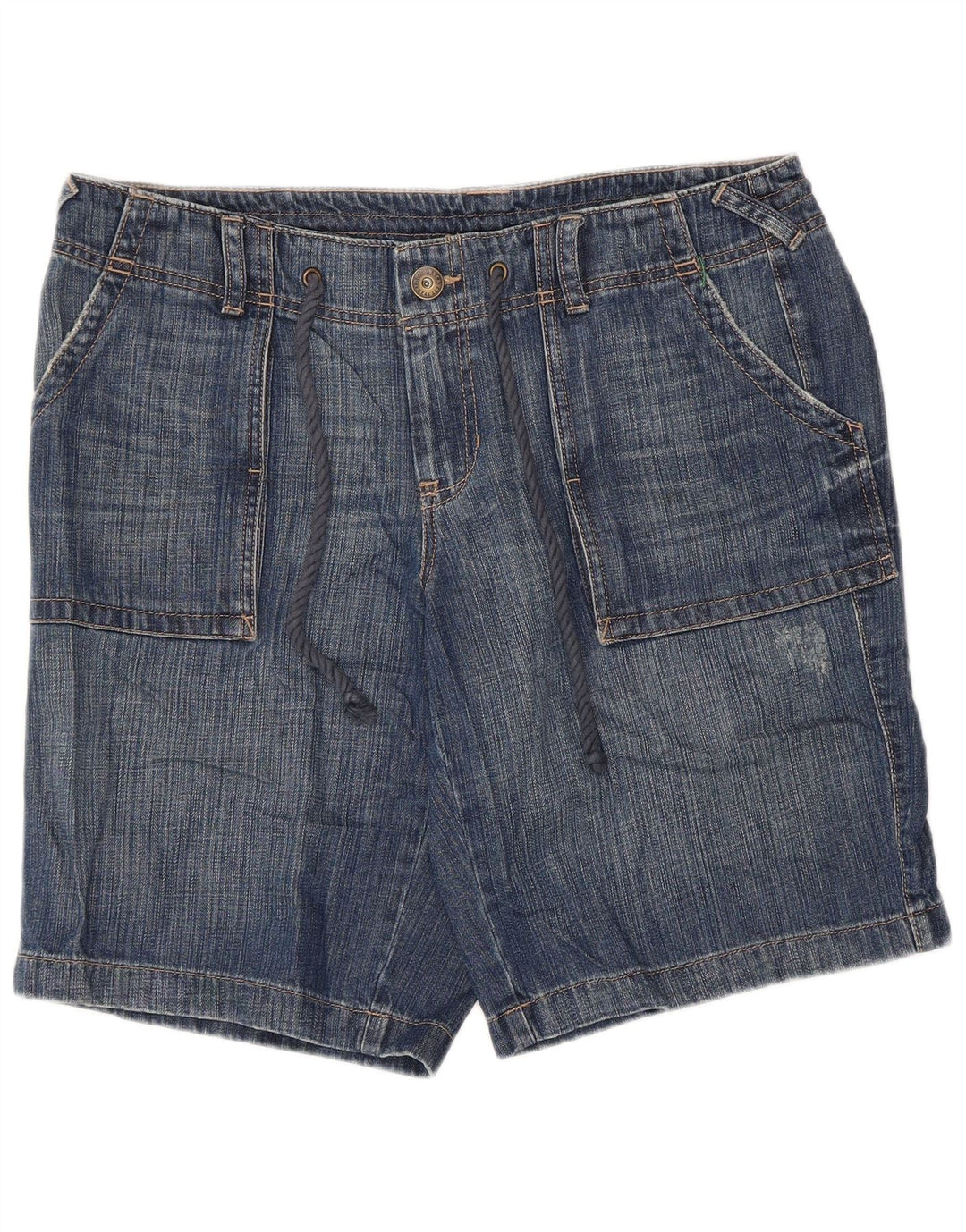 Eddie Bauer Short en jean pour femme US 12 Large W36 Bleu Coton