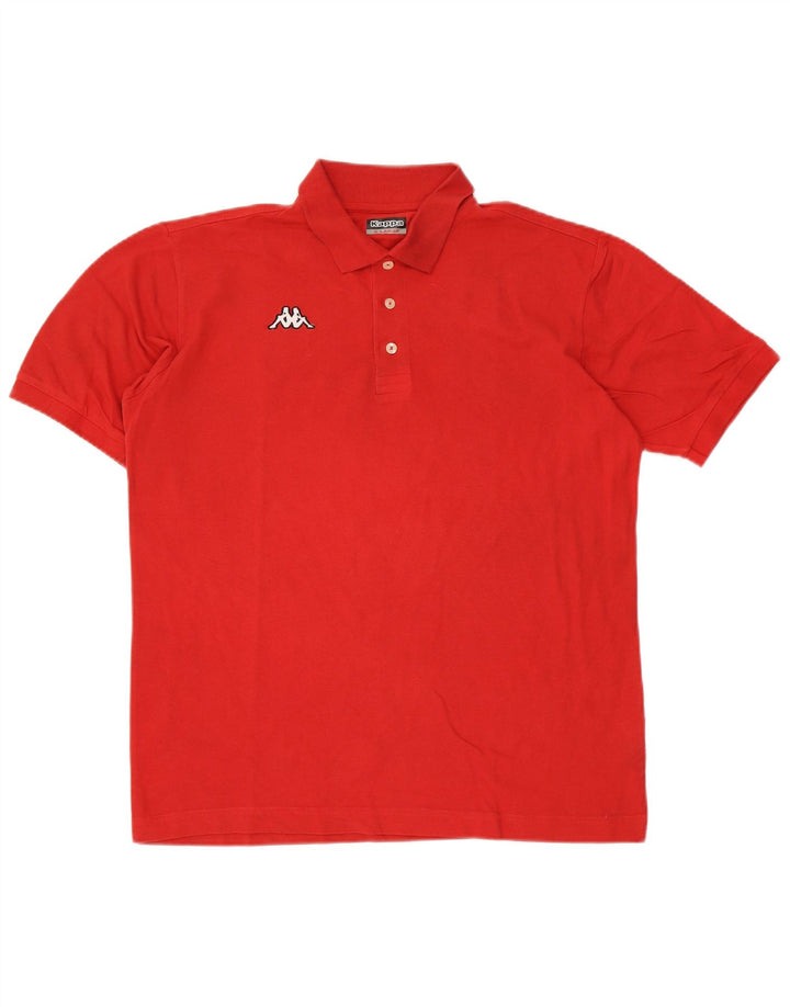 Kappa Polo Homme XL Rouge