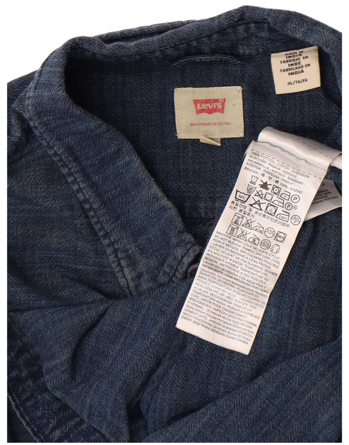 Levi's Chemise Homme XL Bleu Coton
