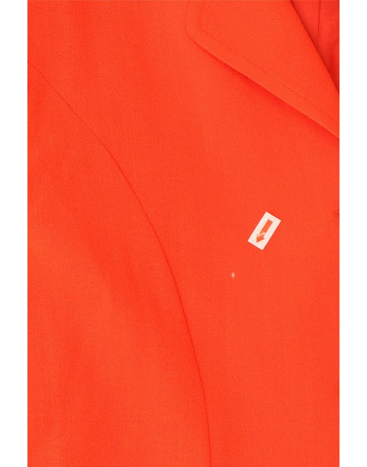 vintage Femme 4 Bouton Blazer Veste UK 12 Rouge Moyen