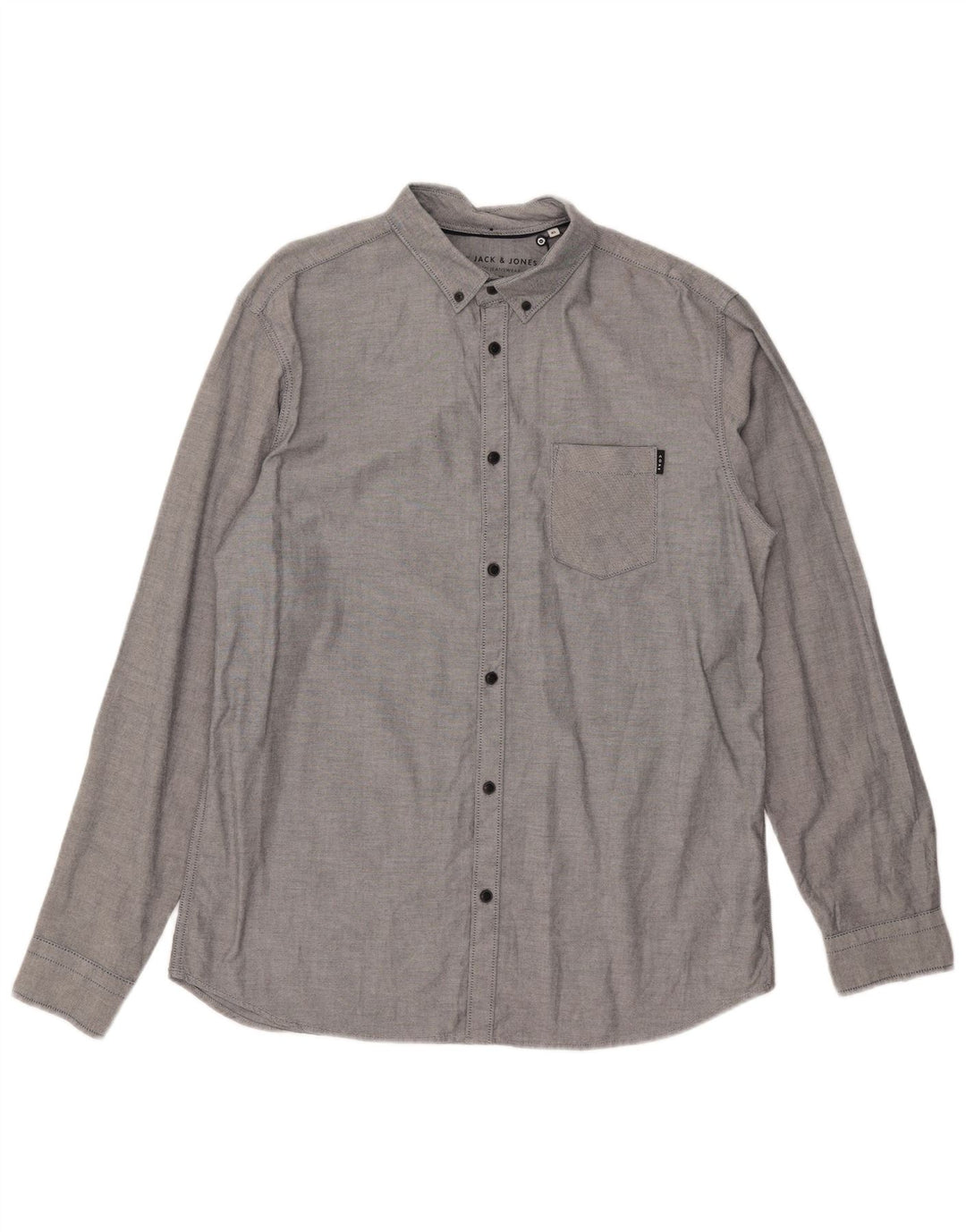 Jack & Jones Chemise Slim Fit XL Gris Coton Homme