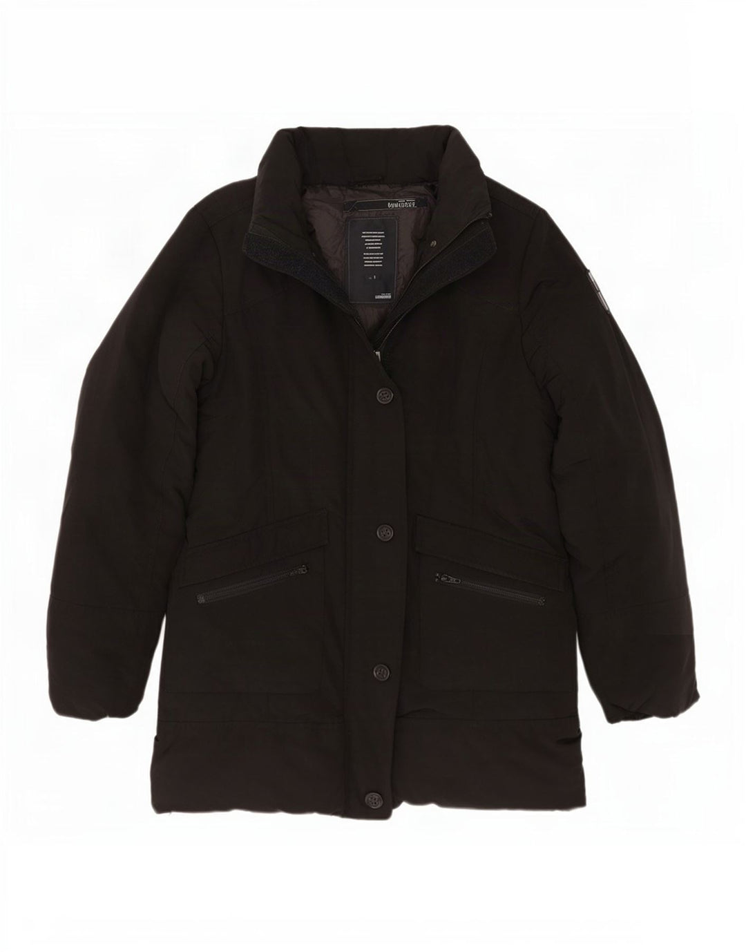 Bomboogie Manteau coupe-vent pour femme UK 14 Medium Noir Polyester