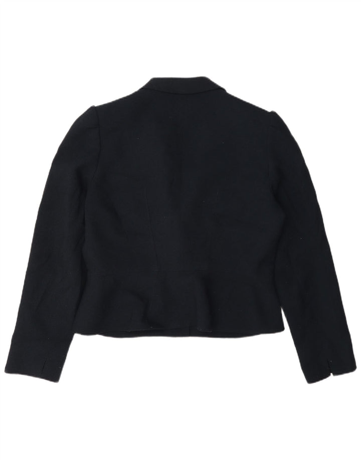 Hobbs Veste Blazer 2 Boutons Femme UK 14 Grand Bleu Marine Polyester