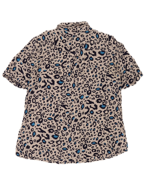 cherie Chemisier Femme IT 42/44 Moyen Imprimé Animal Multicolore