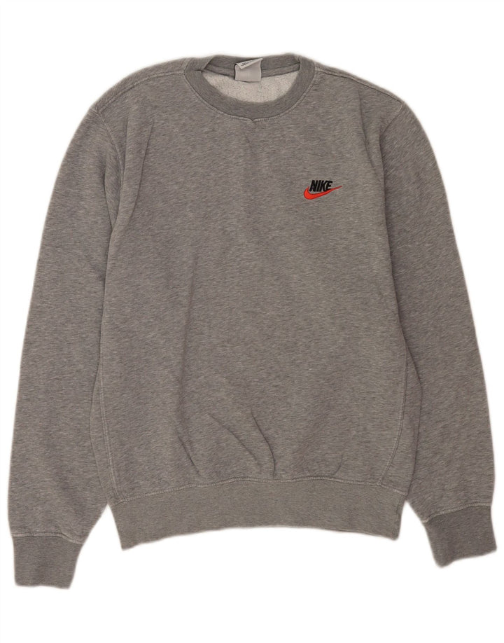 Nike Mens Sweatshirt Jumper XS Gris Coton