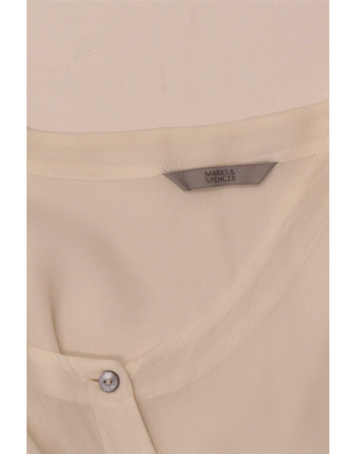 Marks & Spencer Chemisier pour femme UK 16 Large Blanc