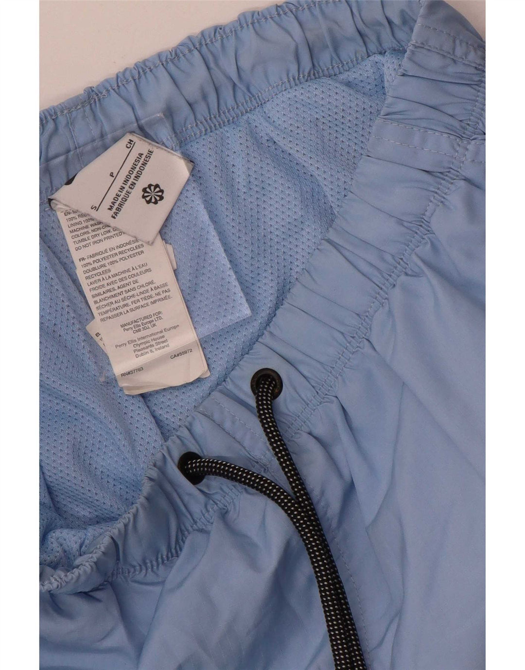 Short de sport cargo Nike pour hommes, petit, bleu, polyester