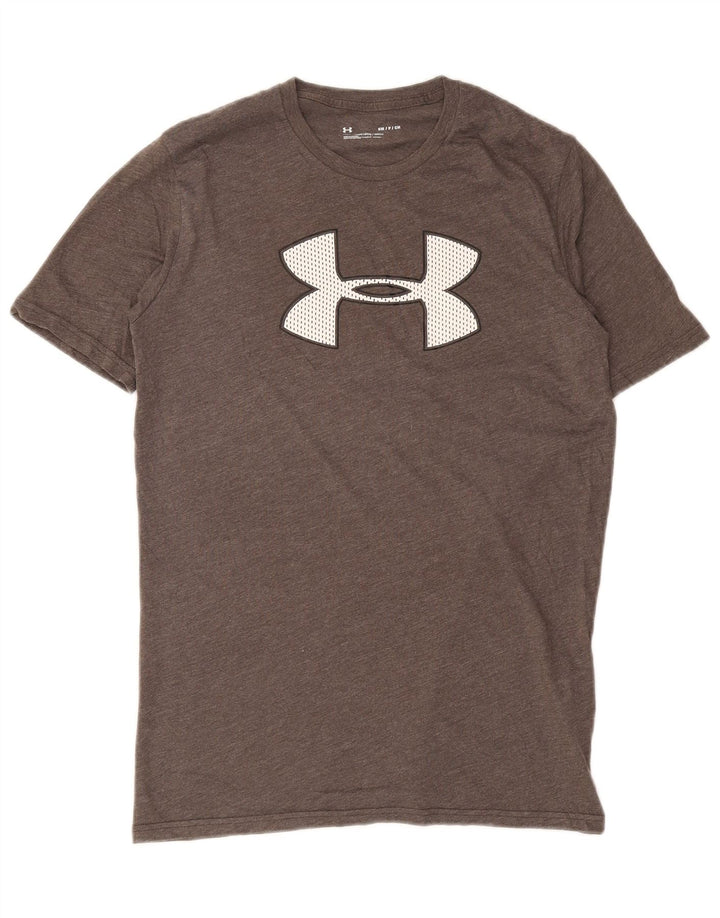 Under Armour T-Shirt Graphique Homme Petit Gris Coton