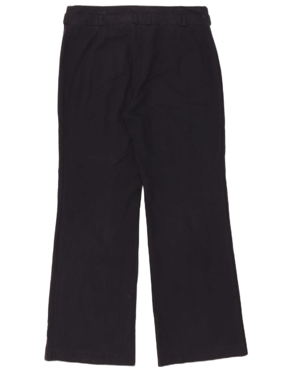 Marks & Spencer Pantalon décontracté pour femme UK 14 Large W33 L32 Bleu marine