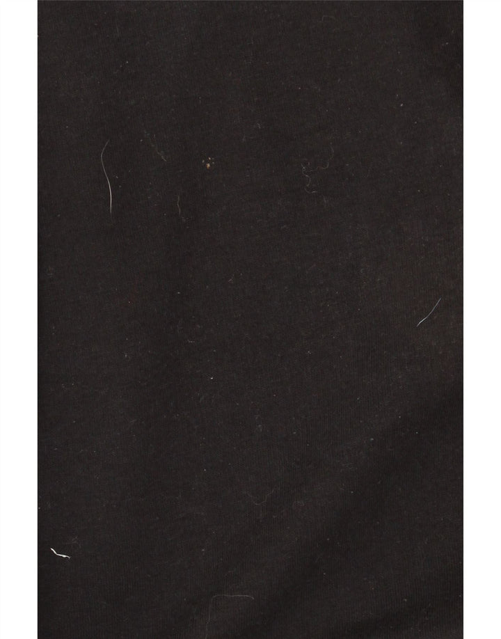 Zara Femme Sweatshirt Jumper UK 10 Petit Noir Polyester