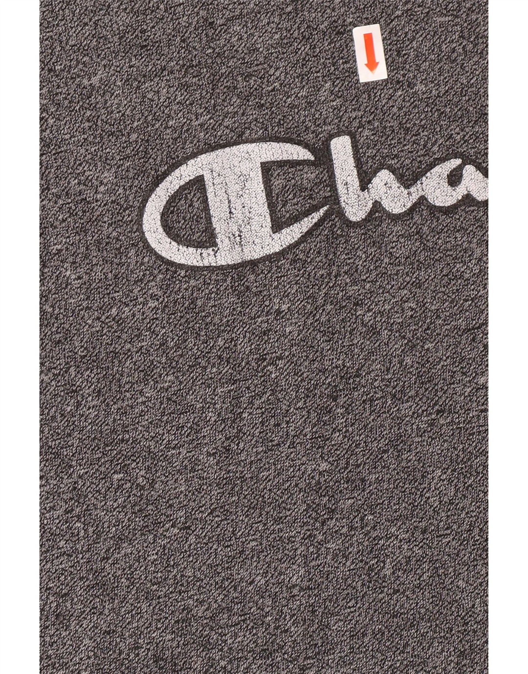 Champion T-Shirt Graphique Homme Gris Moyen Moucheté