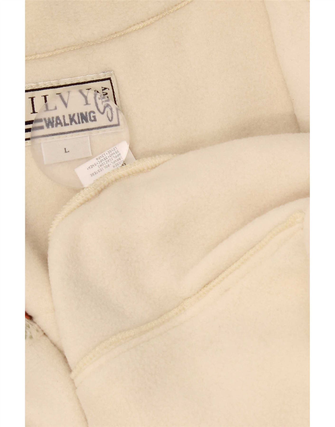 Silvy Veste Polaire Femme UK 16 Grand Beige Floral Polyester