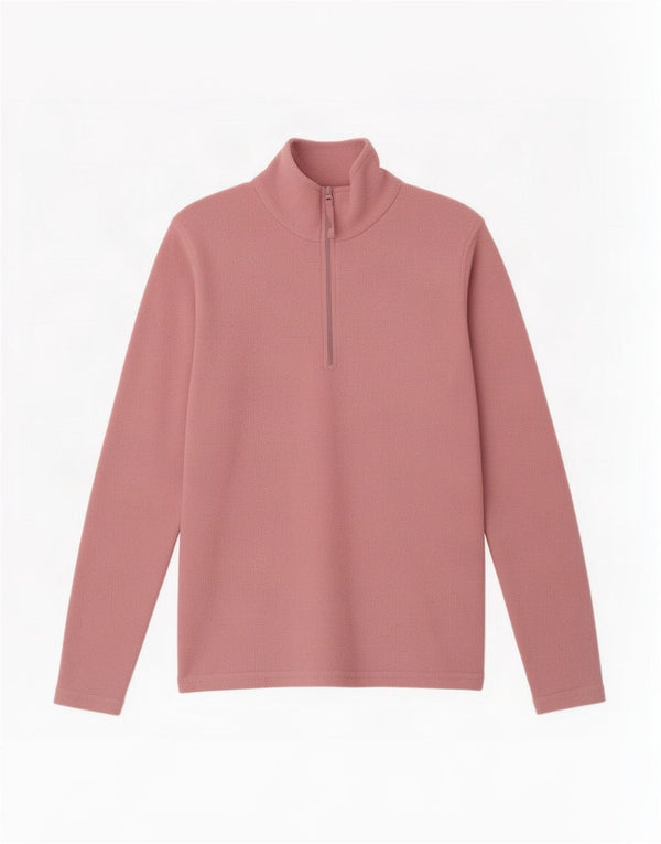 Mountain Warehouse Pull polaire à col zippé pour femme UK 6 XS Rose Polyester