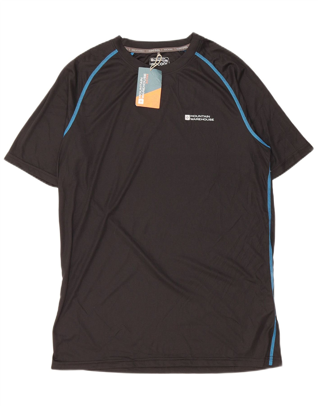 Mountain Warehouse T-Shirt Homme Noir Moyen Polyester
