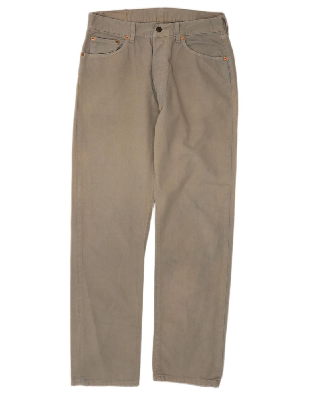 Levi's Jean Droit 551 Homme Beige W34 L32 Coton