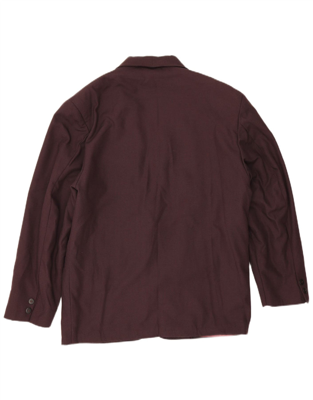 Wampum Veste blazer à 2 boutons pour homme UK 38 Viscose bordeaux moyen