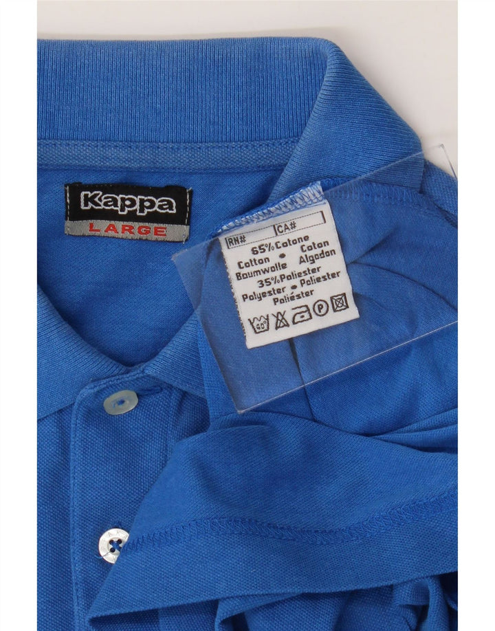 Kappa Polo Homme Grand Bleu Coton