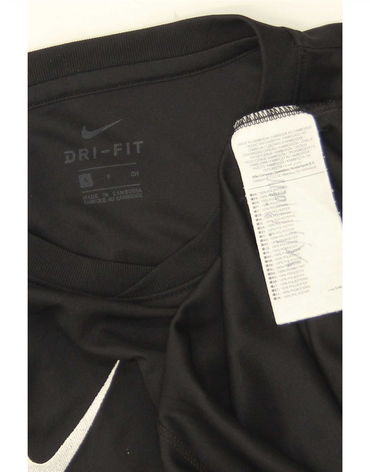 Nike Hommes Dri Fit T-Shirt Haut Petit Noir Polyester