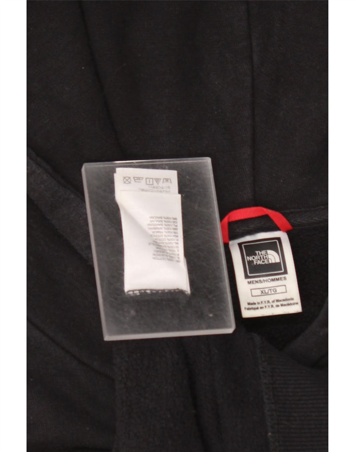 THE NORTH FACE Pull à capuche graphique pour homme XL en coton noir